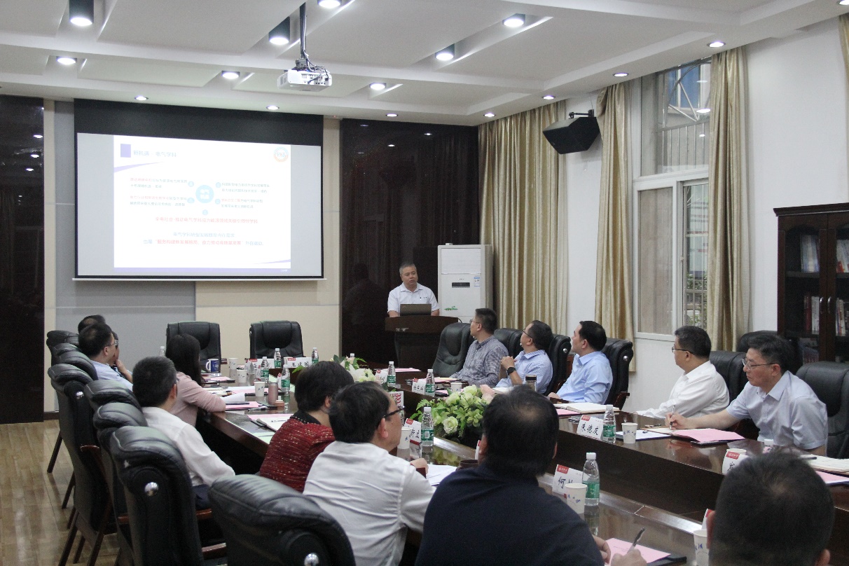 张平文调研电气与AG九游会自动化学院(图1)